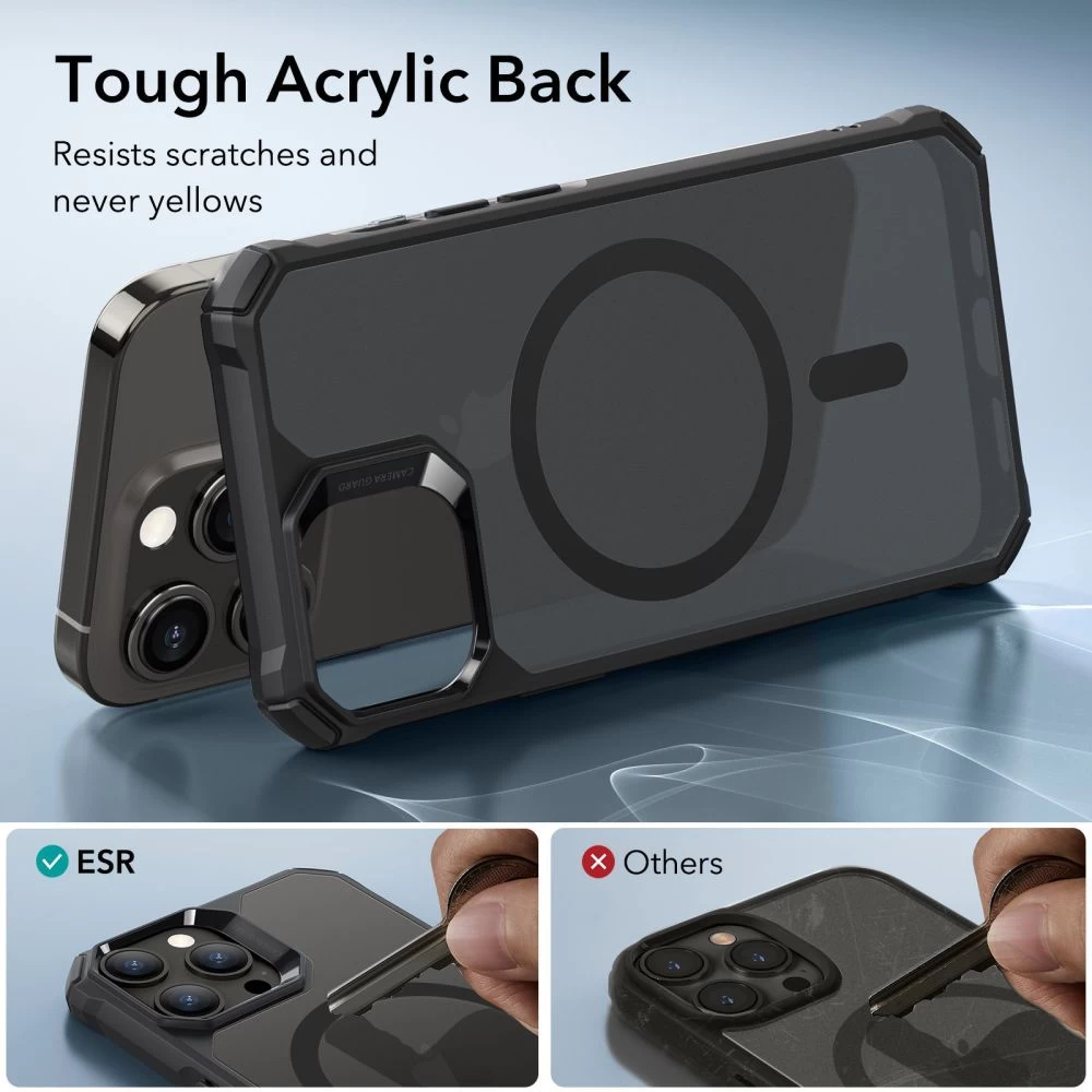 Apple iPhone 15 Pro Max case black ESR AIR ARMOR HALOLOCK MAGSAFE