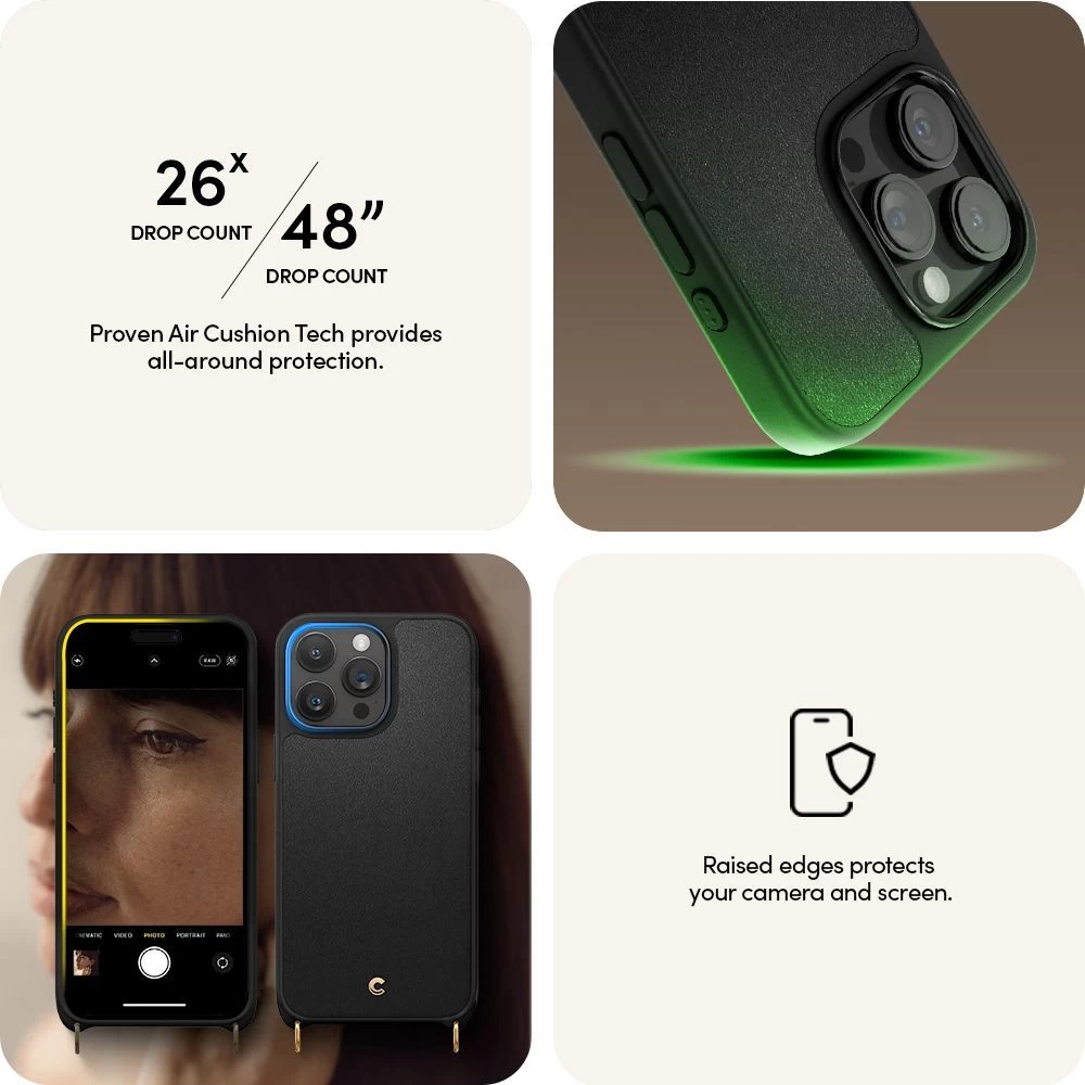 Apple iPhone 15 Pro Max ümbris must SPIGEN CYRILL CLASSIC CHARM MAG MAGSAFE