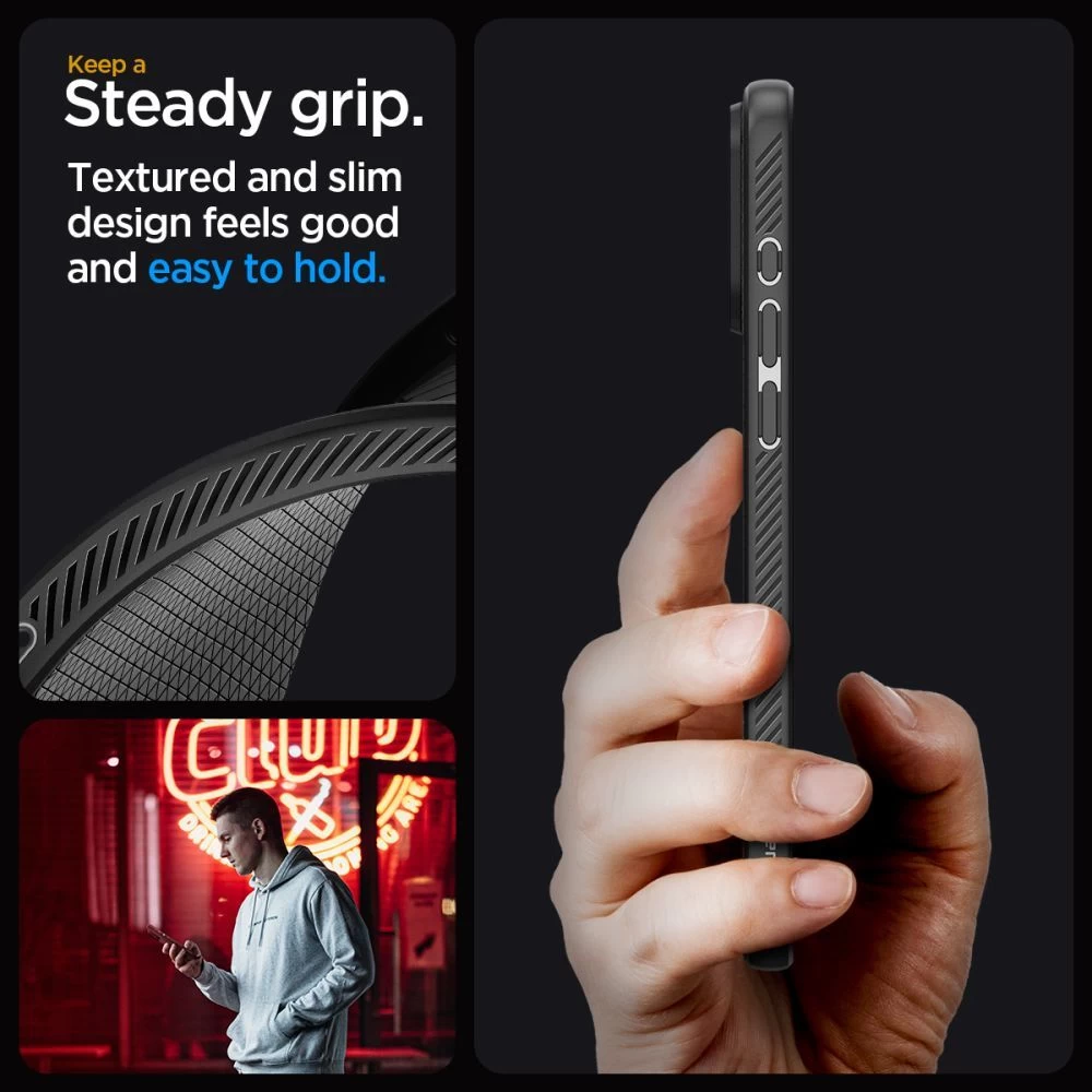 Apple iPhone 15 Pro Max case black SPIGEN LIQUID AIR
