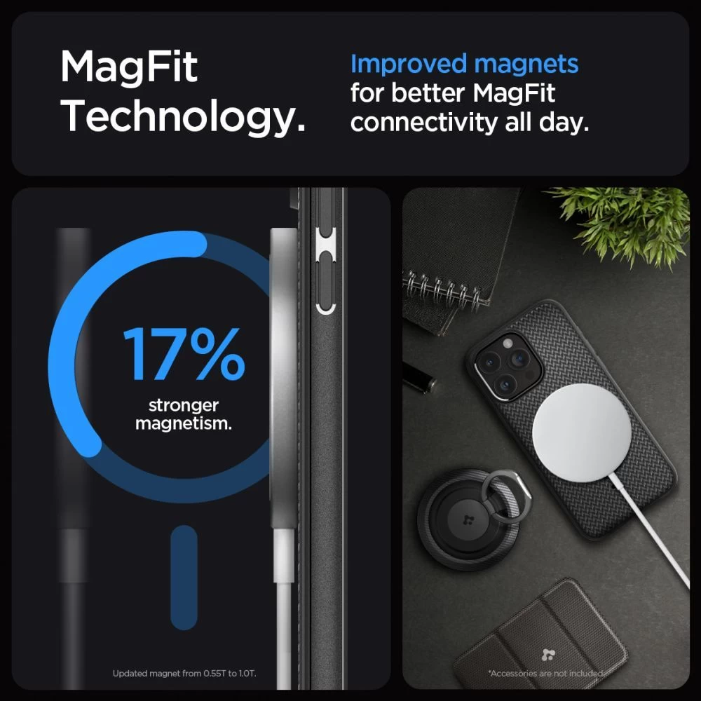 Apple iPhone 15 Pro Max case black SPIGEN MAG ARMOR MAGSAFE