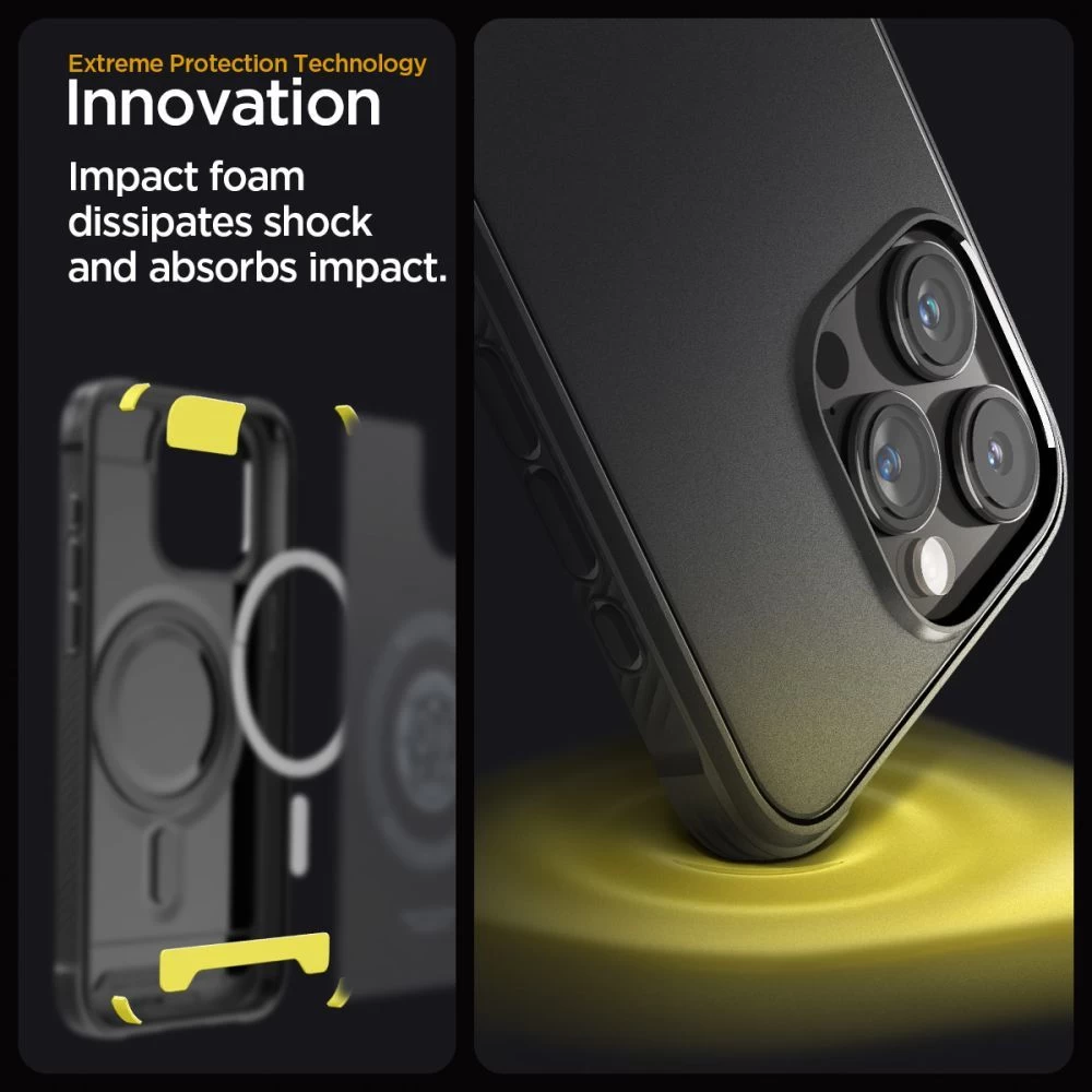 Apple iPhone 15 Pro Max case black SPIGEN RUGGED ARMOR MAG MAGSAFE