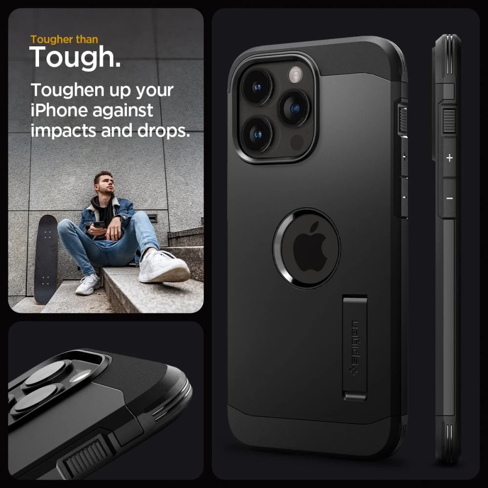 Apple iPhone 15 Pro Max case black SPIGEN TOUGH ARMOR MAG MAGSAFE