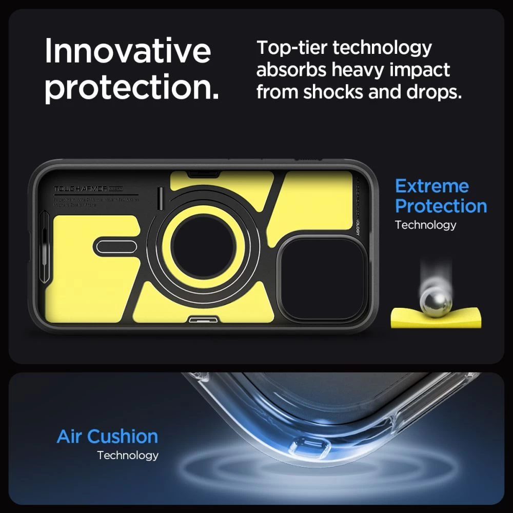 Apple iPhone 15 Pro Max case black SPIGEN TOUGH ARMOR MAG MAGSAFE