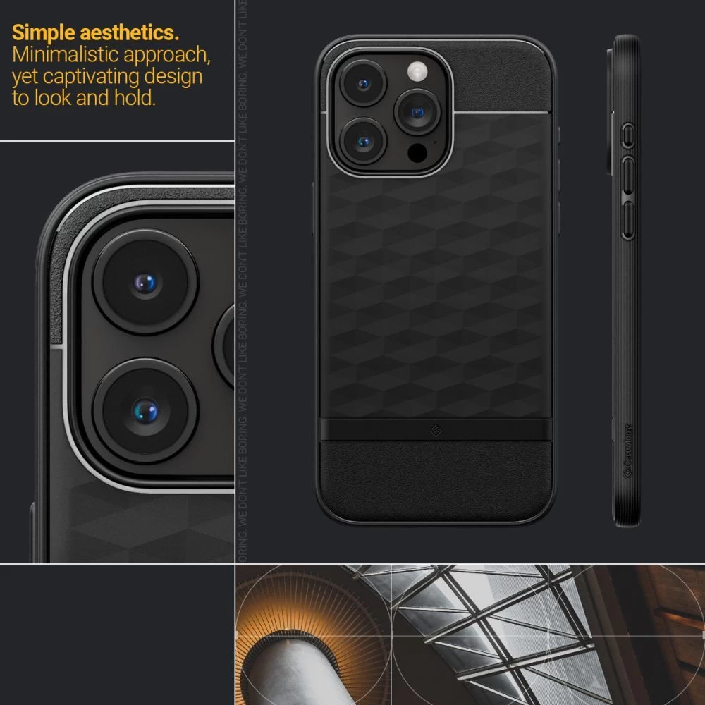 Apple iPhone 15 Pro Max case black CASEOLOGY PARALLAX MAG MAGSAFE