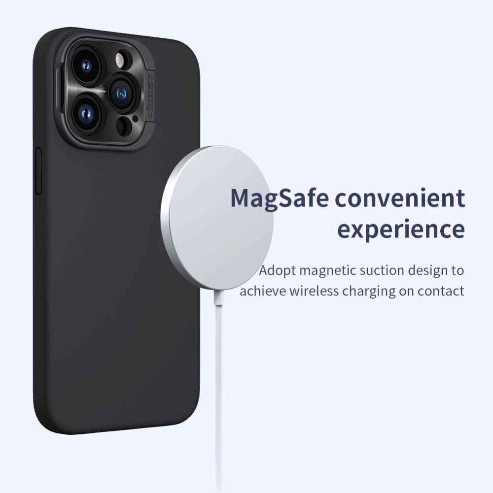 Apple iPhone 15 Pro Max case black NILLKIN LENSWING MAGNETIC