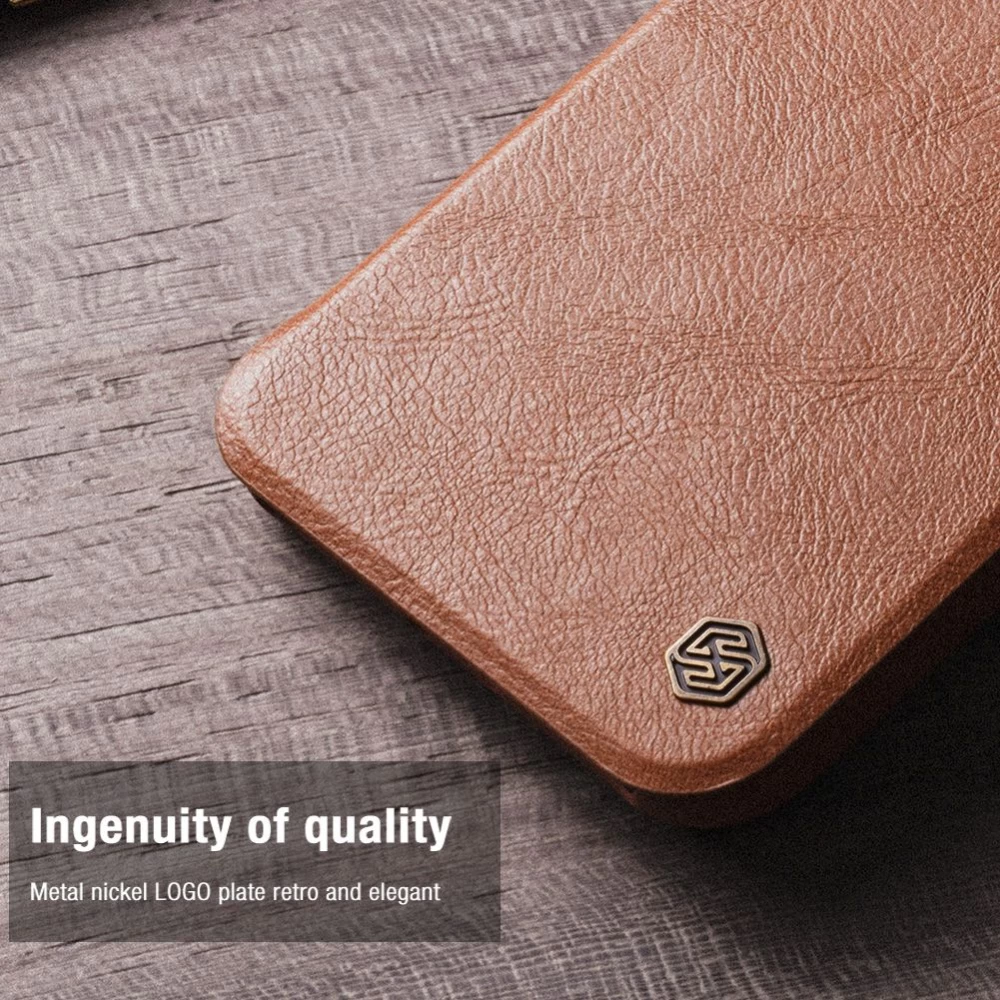 Apple iPhone 15 Pro Max case black NILLKIN QIN PRO LEATHER