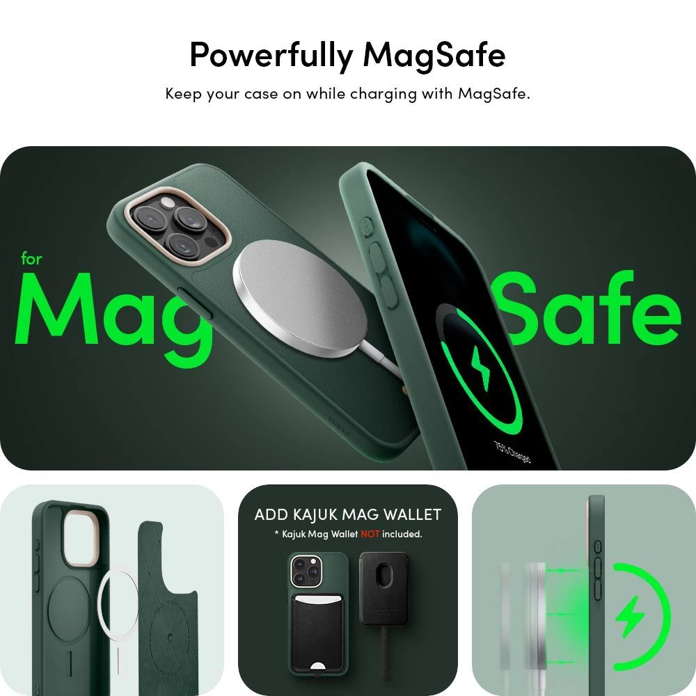 Apple iPhone 15 Pro Max case green SPIGEN CYRILL KAJUK MAG MAGSAFE