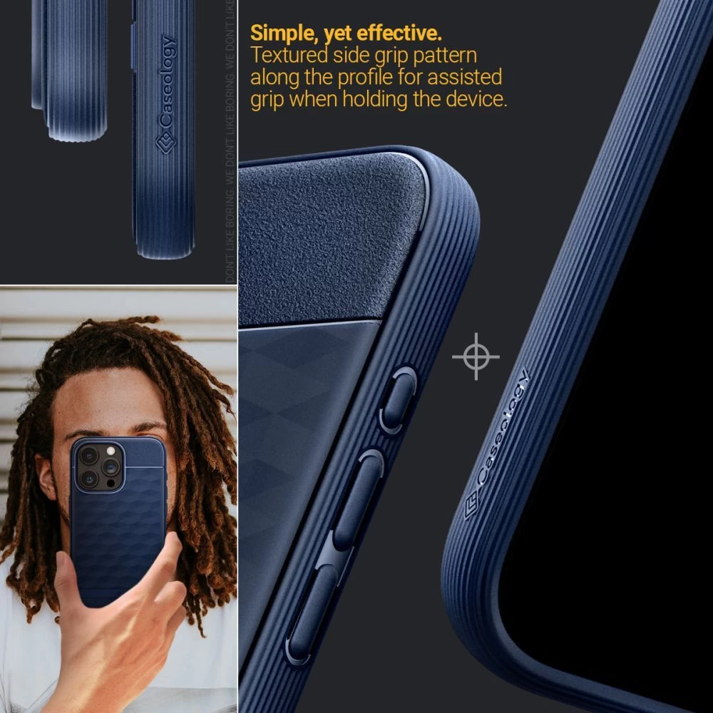 Apple iPhone 15 Pro Max case blue CASEOLOGY PARALLAX MAG MAGSAFE