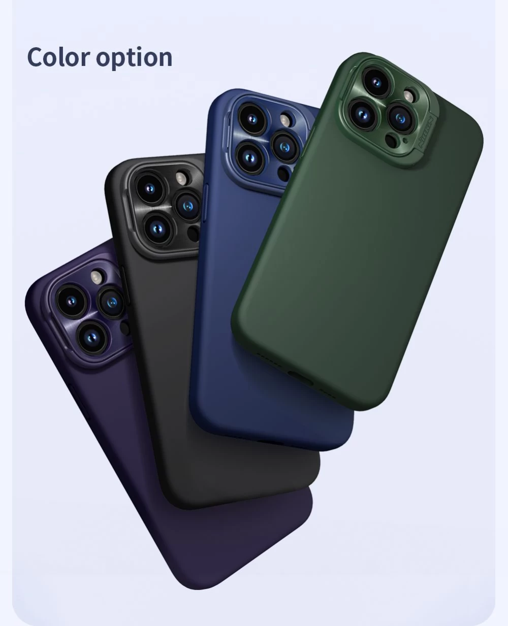Apple iPhone 15 Pro Max ümbris sinine NILLKIN LENSWING MAGNETIC