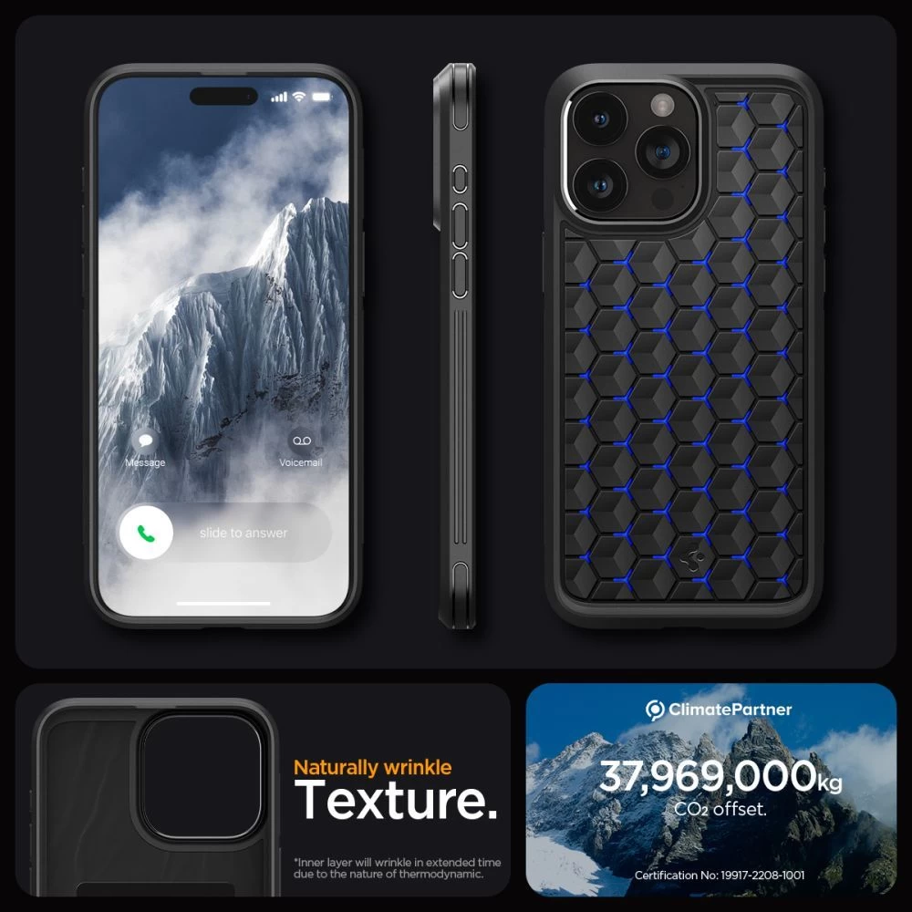 Apple iPhone 15 Pro Max case blue SPIGEN CRYO ARMOR