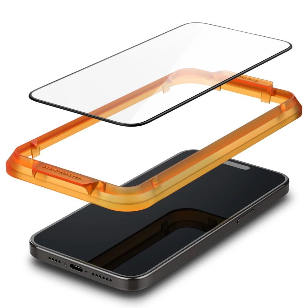 Apple iPhone 15 Pro Max skärmskydd SPIGEN ALM GLASS FC 2-PACK