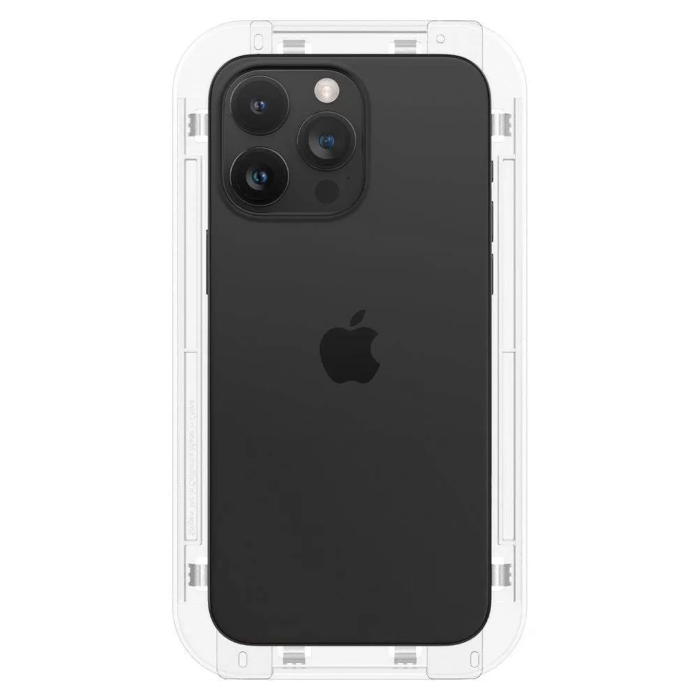 Apple iPhone 15 Pro Max skärmskydd SPIGEN GLAS.TR ”EZ FIT” FC 2-PACK