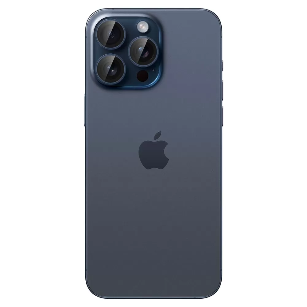 Apple iPhone 15 Pro Max aizsargstikls SPIGEN OPTIK.TR ”EZ FIT” CAMERA PROTECTOR 2-PACK