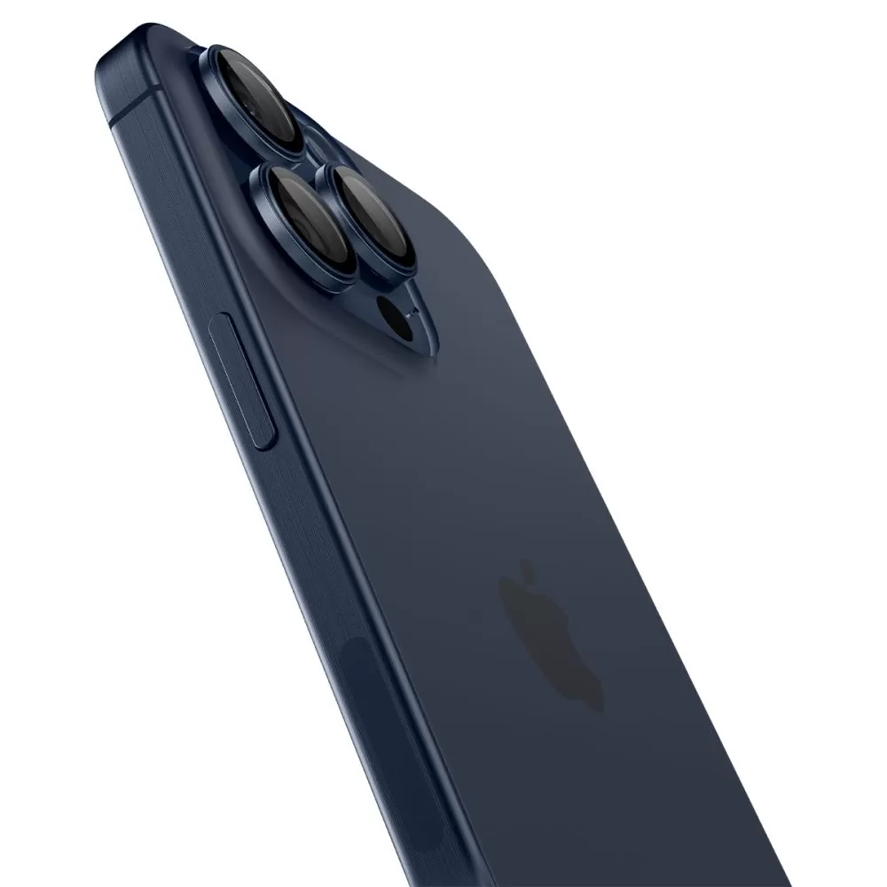 Apple iPhone 15 Pro Max aizsargstikls SPIGEN OPTIK.TR ”EZ FIT” CAMERA PROTECTOR 2-PACK