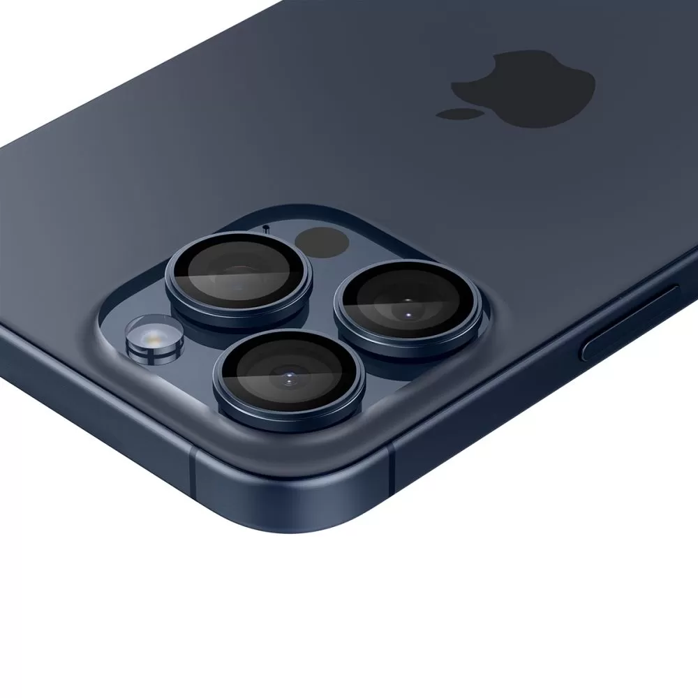 Apple iPhone 15 Pro Max aizsargstikls SPIGEN OPTIK.TR ”EZ FIT” CAMERA PROTECTOR 2-PACK