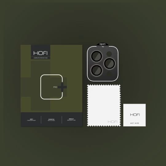 Apple iPhone 15 Pro Max защитное стекло черный HOFI CAMRING PRO+