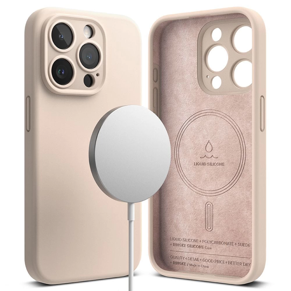 Apple iPhone 15 Pro Max чехол RINGKE SILICONE MAGNETIC MAGSAFE