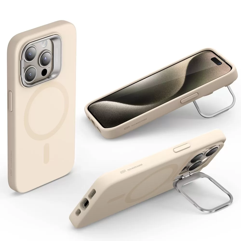Apple iPhone 15 Pro Max dėklas ESR CLOUD KICKSTAND HALOLOCK MAGSAFE
