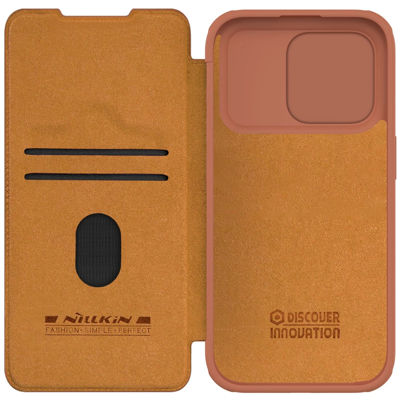 Apple iPhone 15 Pro Max case brown NILLKIN QIN PRO LEATHER