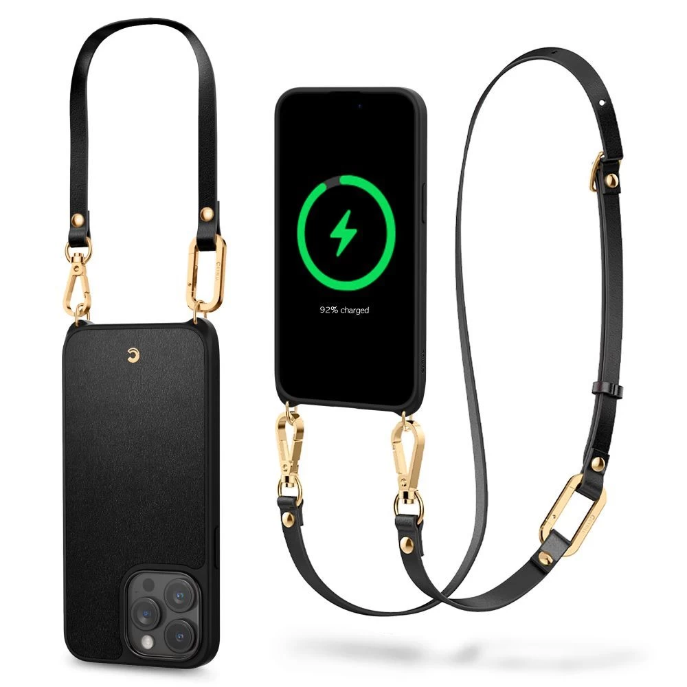 Apple iPhone 15 Pro Max ümbris must SPIGEN CYRILL CLASSIC CHARM MAG MAGSAFE