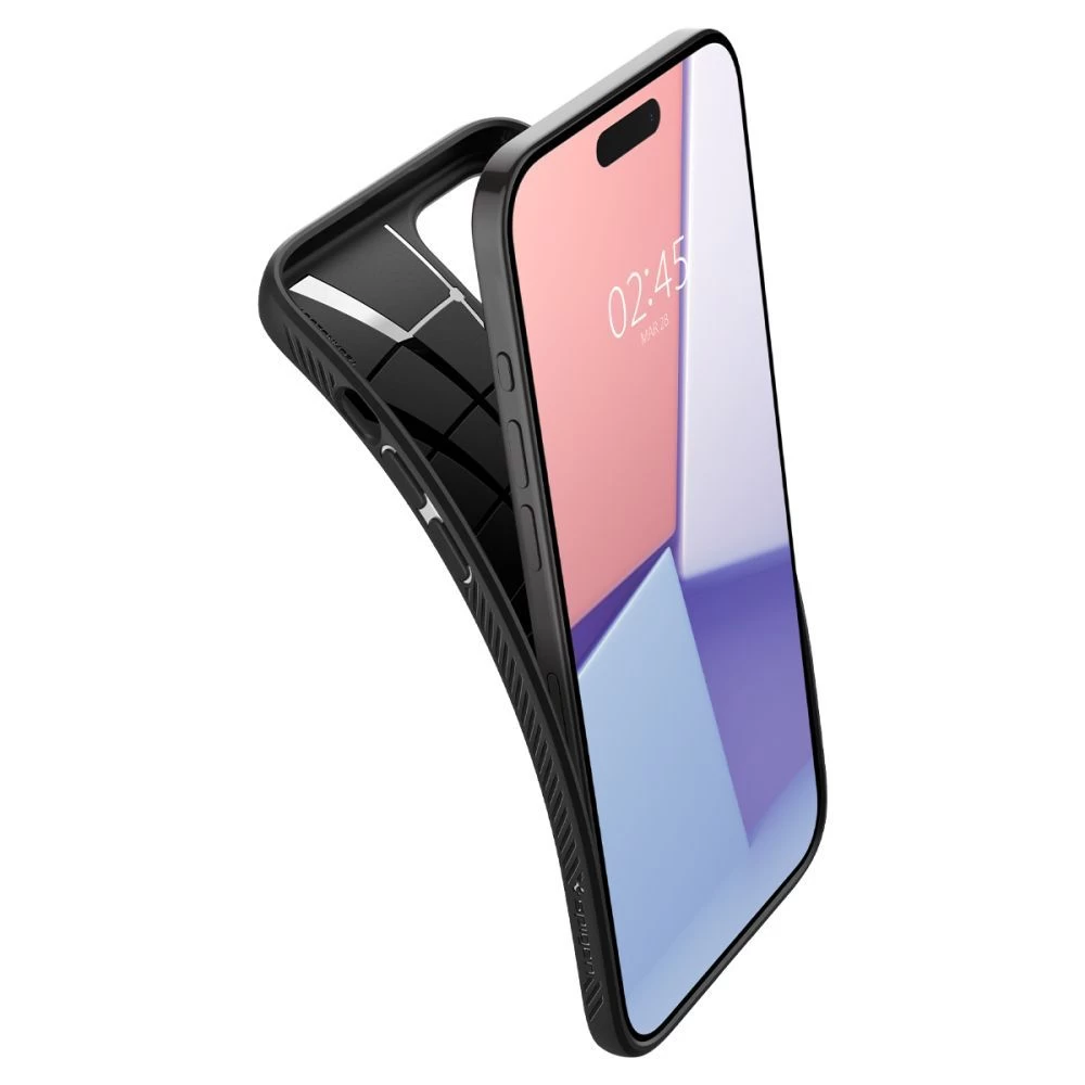 Apple iPhone 15 Pro Max case black SPIGEN LIQUID AIR