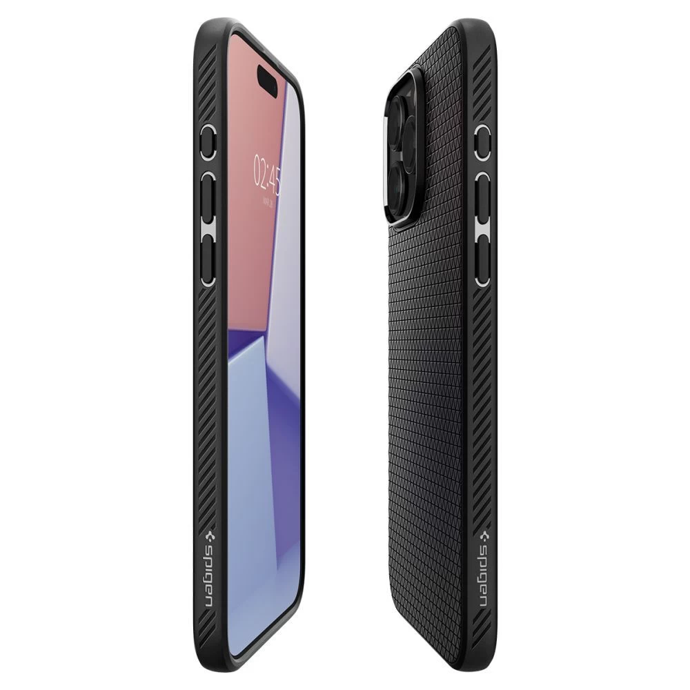 Apple iPhone 15 Pro Max case black SPIGEN LIQUID AIR