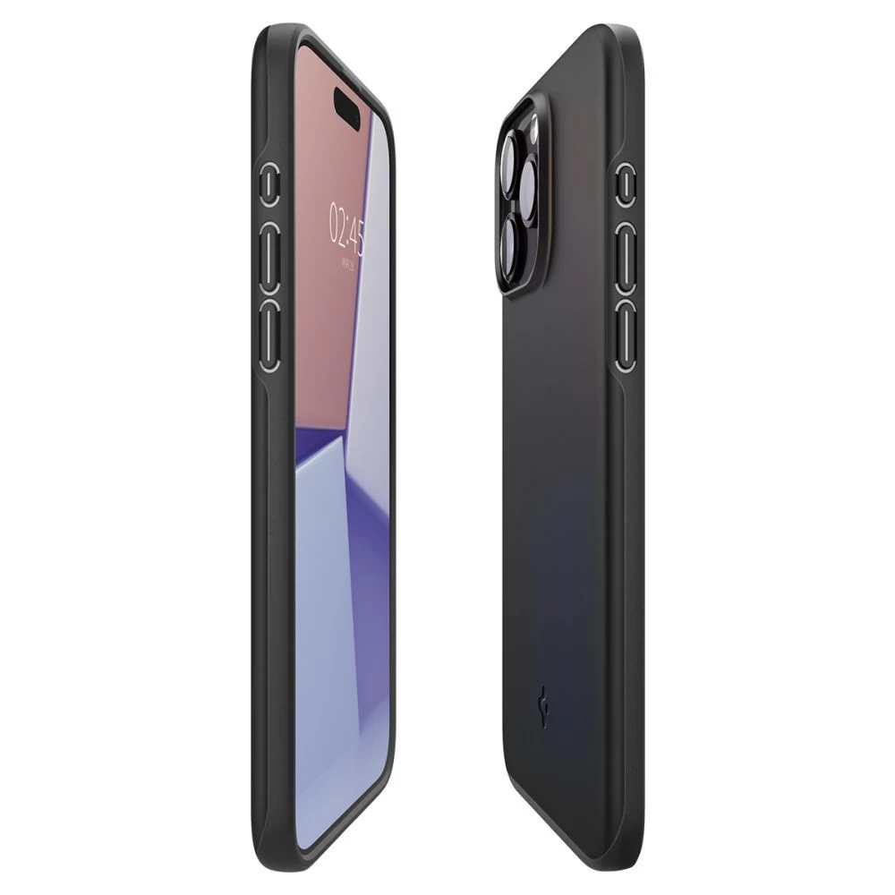 Apple iPhone 15 Pro Max case black SPIGEN THIN FIT