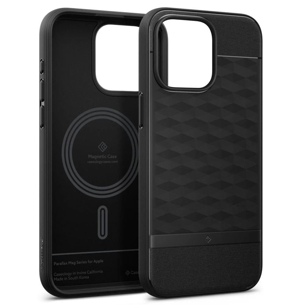 Apple iPhone 15 Pro Max case black CASEOLOGY PARALLAX MAG MAGSAFE