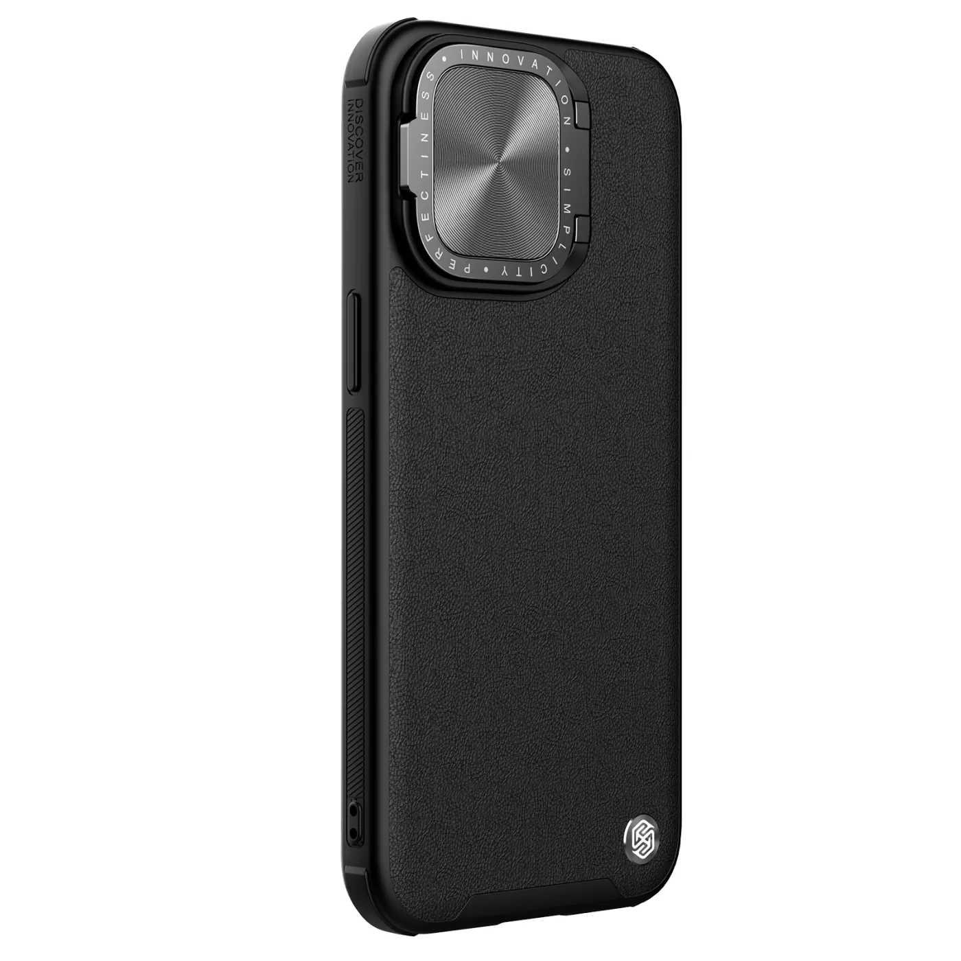 Apple iPhone 15 Pro Max case black NILLKIN CAMSHIELD PROP LEATHER