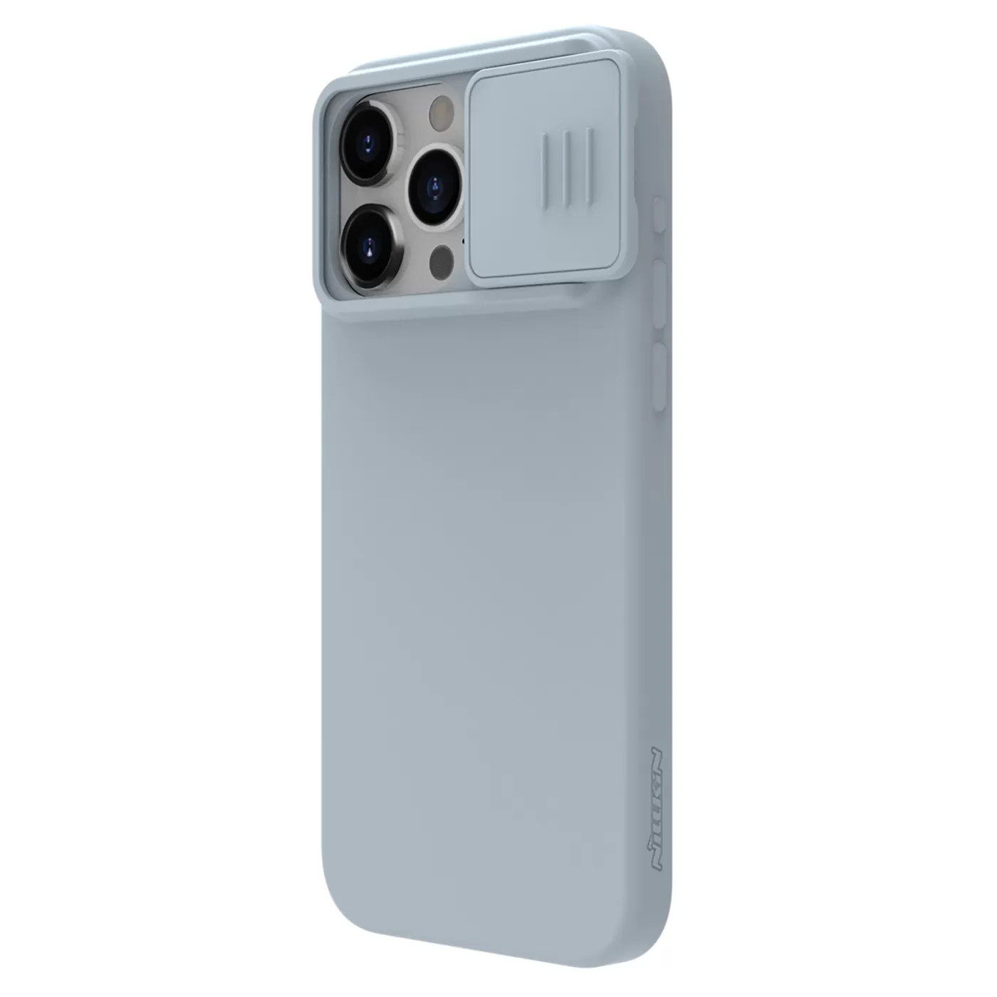 Apple iPhone 15 Pro Max case gray NILLKIN CAMSHIELD SILKY SILICONE