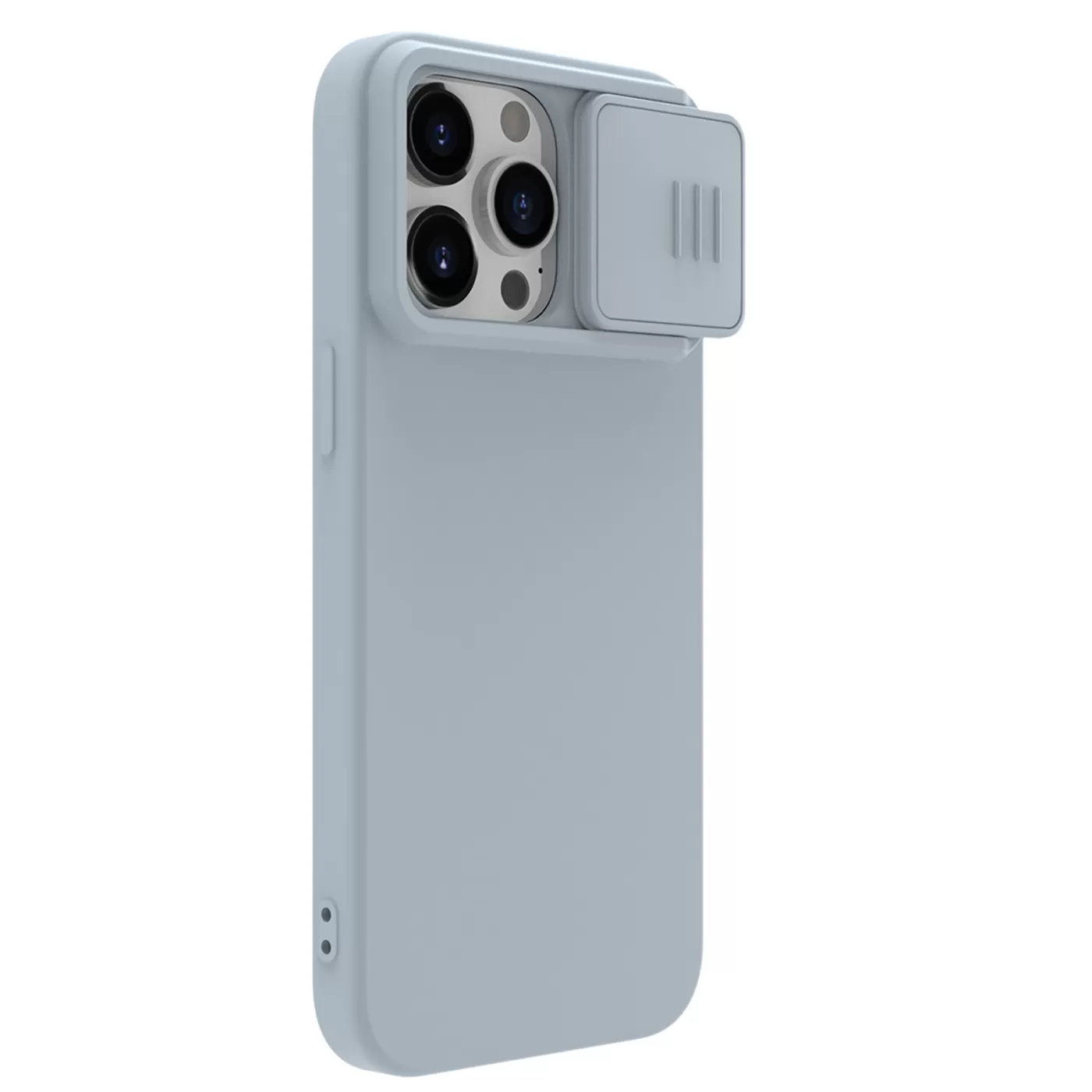 Apple iPhone 15 Pro Max case gray NILLKIN CAMSHIELD SILKY SILICONE