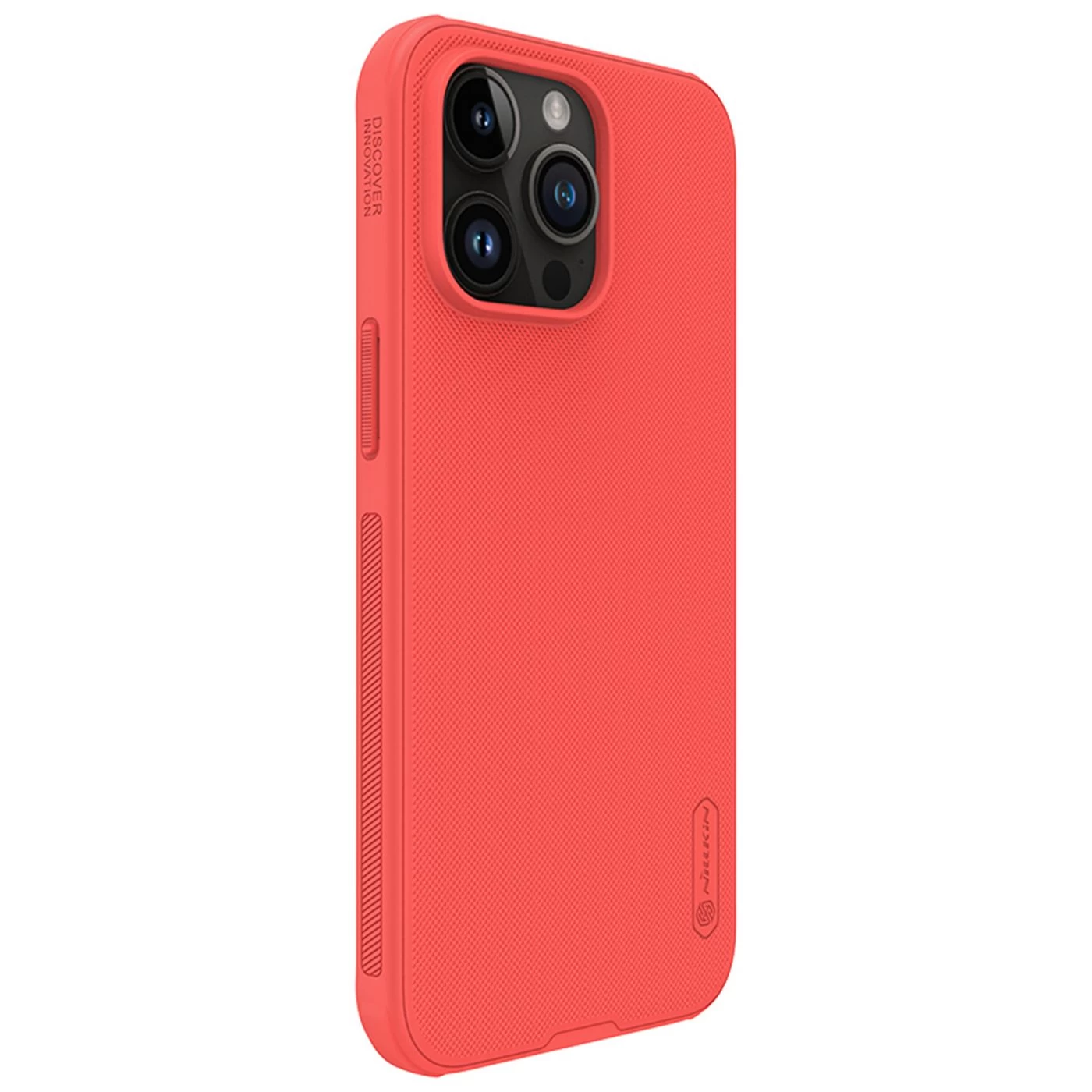 Apple iPhone 15 Pro Max чехол красный NILLKIN SUPER FROSTED SHIELD PRO