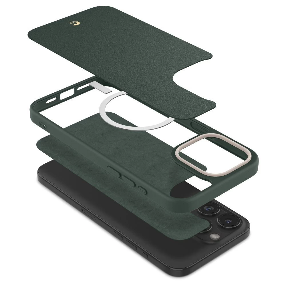 Apple iPhone 15 Pro Max case green SPIGEN CYRILL KAJUK MAG MAGSAFE