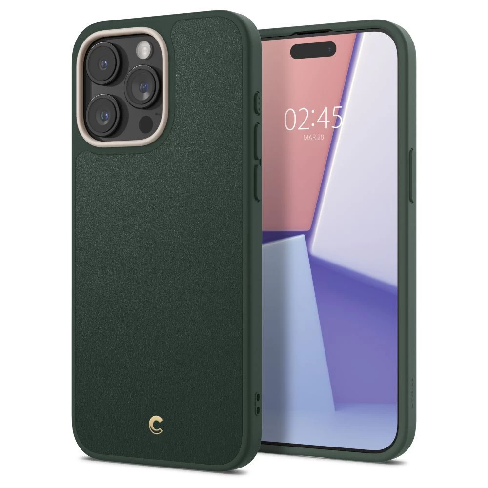 Apple iPhone 15 Pro Max case green SPIGEN CYRILL KAJUK MAG MAGSAFE