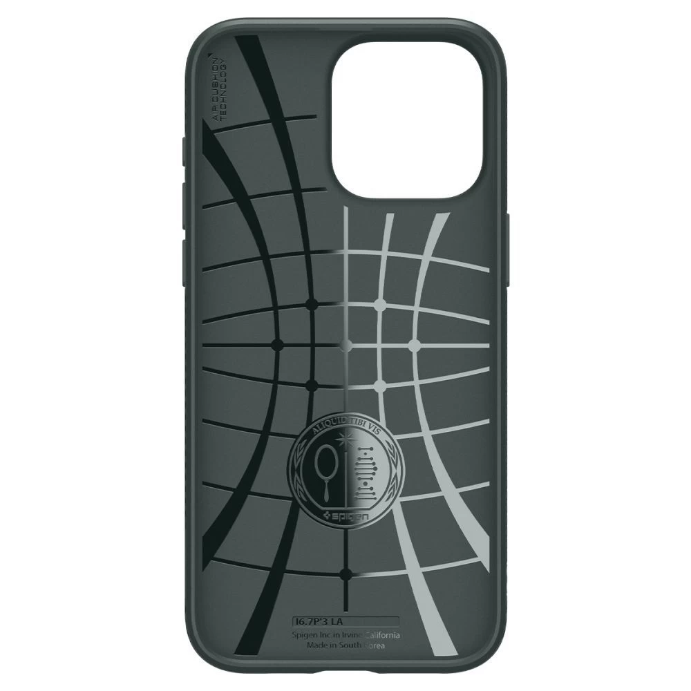 Apple iPhone 15 Pro Max case green SPIGEN LIQUID AIR