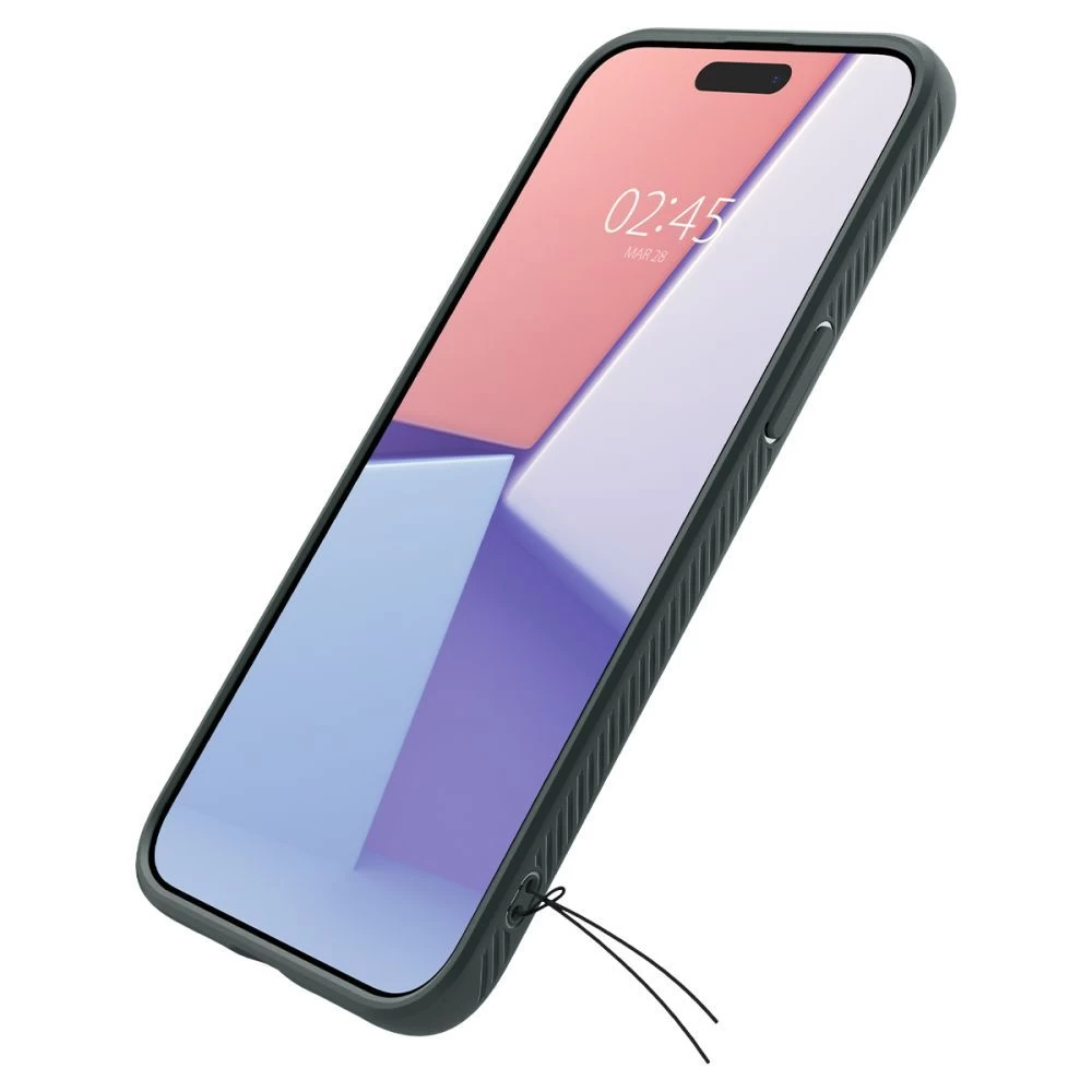 Apple iPhone 15 Pro Max case green SPIGEN LIQUID AIR