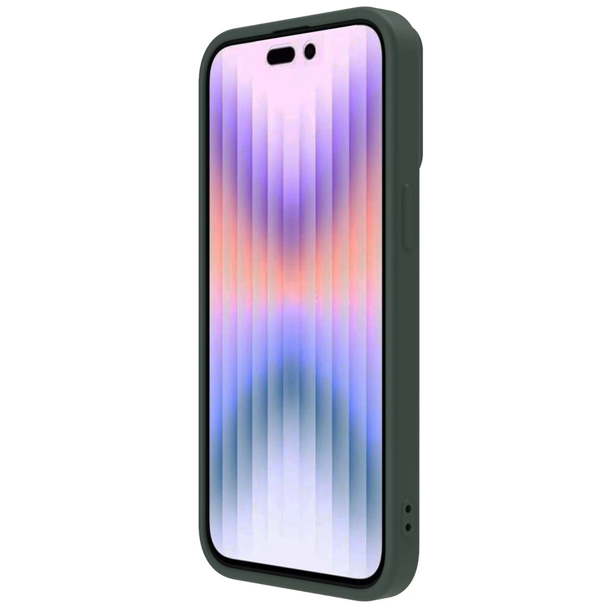 Apple iPhone 15 Pro Max case green NILLKIN CAMSHIELD SILKY SILICON