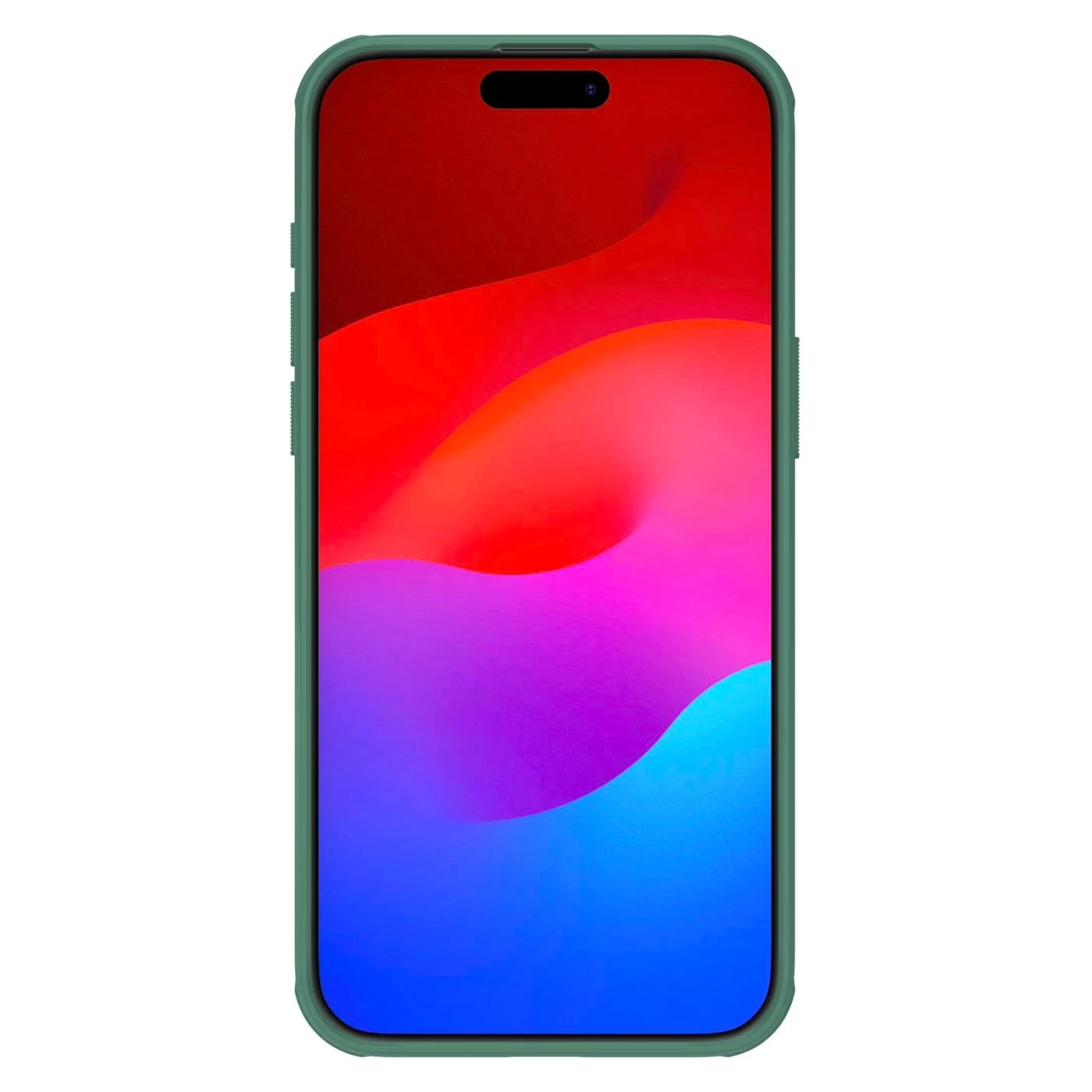 Apple iPhone 15 Pro Max case green NILLKIN SUPER FROSTED SHIELD PRO MAGNETIC