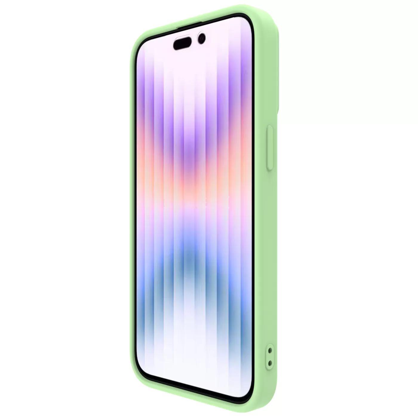 Apple iPhone 15 Pro Max case green NILLKIN CAMSHIELD SILKY MAGNETIC SILICON