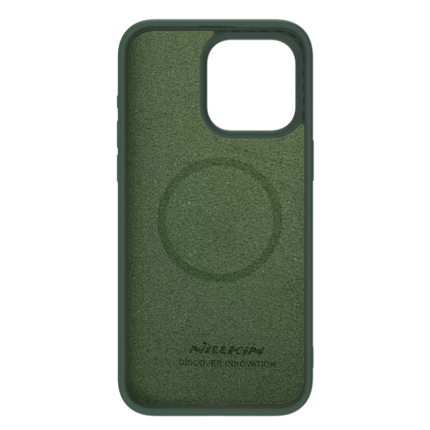 Apple iPhone 15 Pro Max case green NILLKIN CAMSHIELD SILKY MAGNETIC SILICON