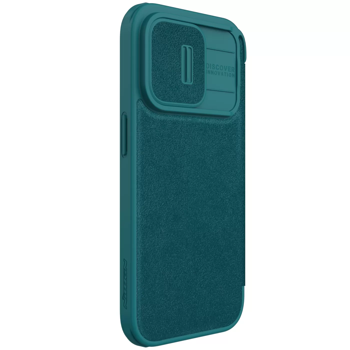 Apple iPhone 15 Pro Max case green NILLKIN QIN PRO LEATHER (PLAIN VERSION)