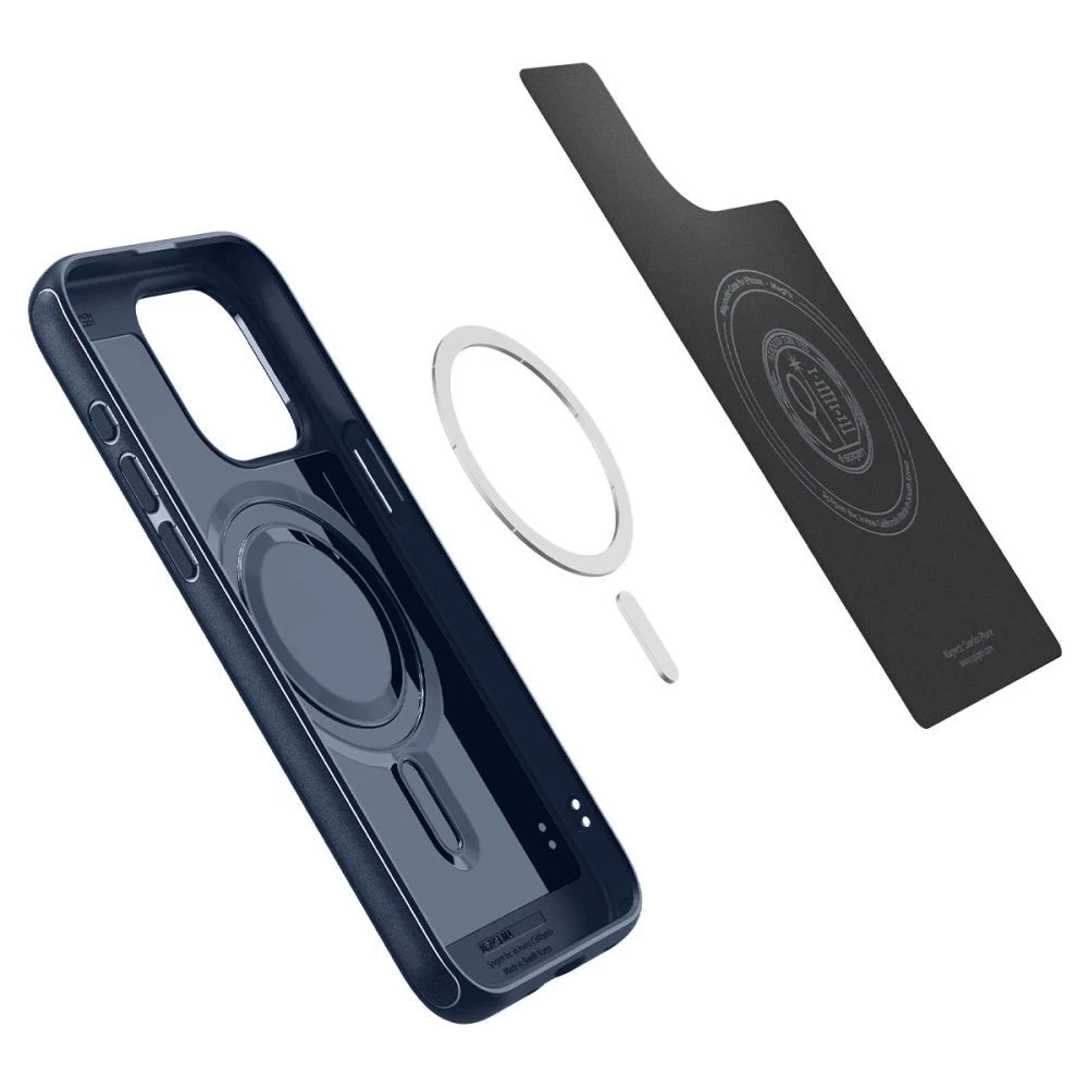 Apple iPhone 15 Pro Max case blue SPIGEN MAG ARMOR MAGSAFE