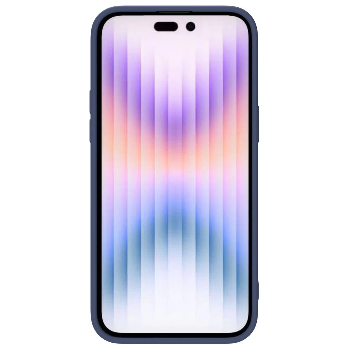 Apple iPhone 15 Pro Max case blue NILLKIN CAMSHIELD SILKY SILICON