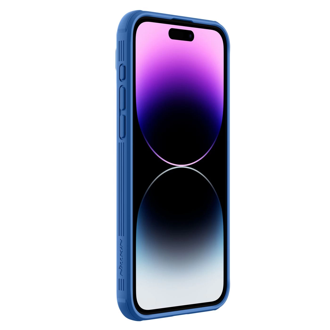 Apple iPhone 15 Pro Max case blue NILLKIN CAMSHIELD PRO