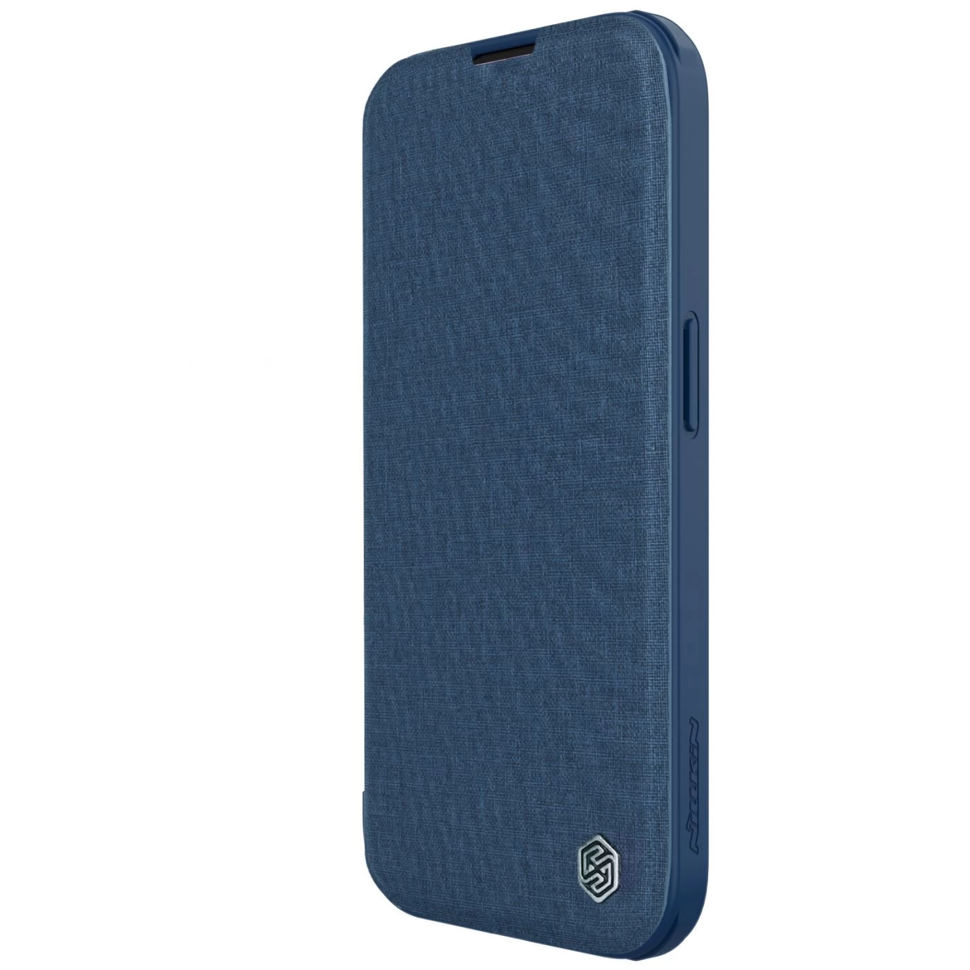 Apple iPhone 15 Pro Max case blue NILLKIN QIN PRO LEATHER (CLOTH VERSION)