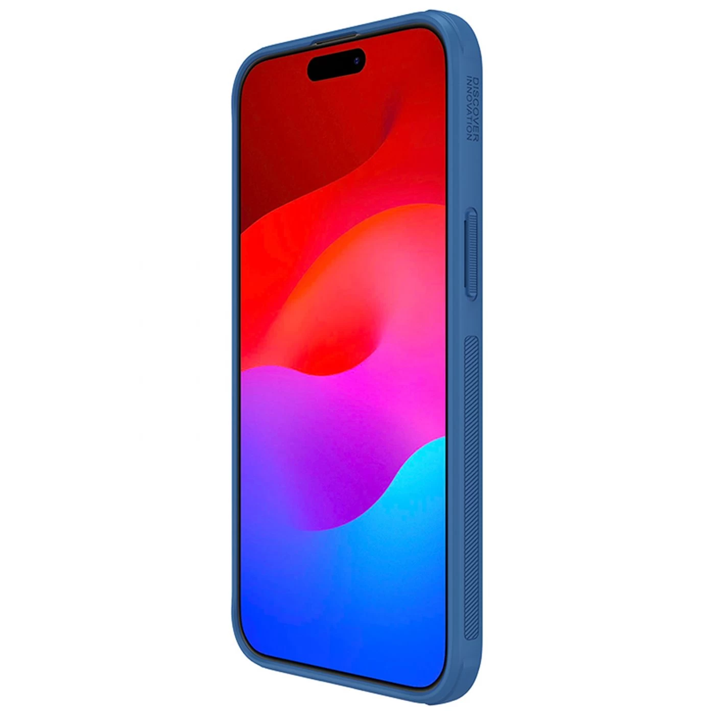 Apple iPhone 15 Pro Max case blue NILLKIN SUPER FROSTED SHIELD PRO