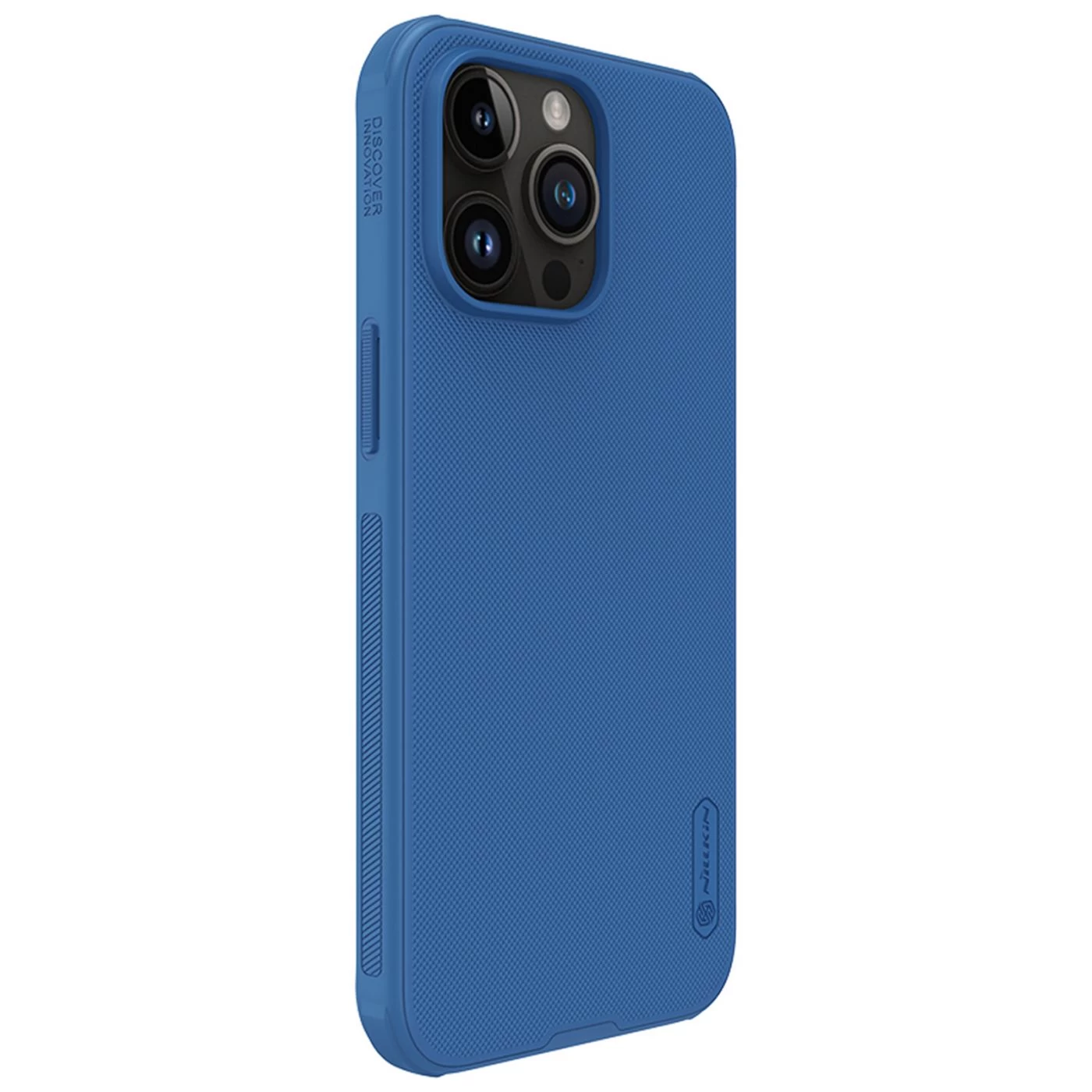 Apple iPhone 15 Pro Max case blue NILLKIN SUPER FROSTED SHIELD PRO