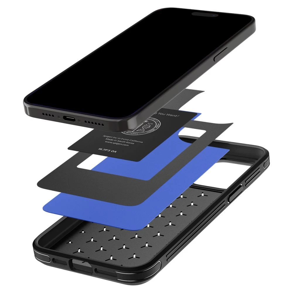 Apple iPhone 15 Pro Max case blue SPIGEN CRYO ARMOR