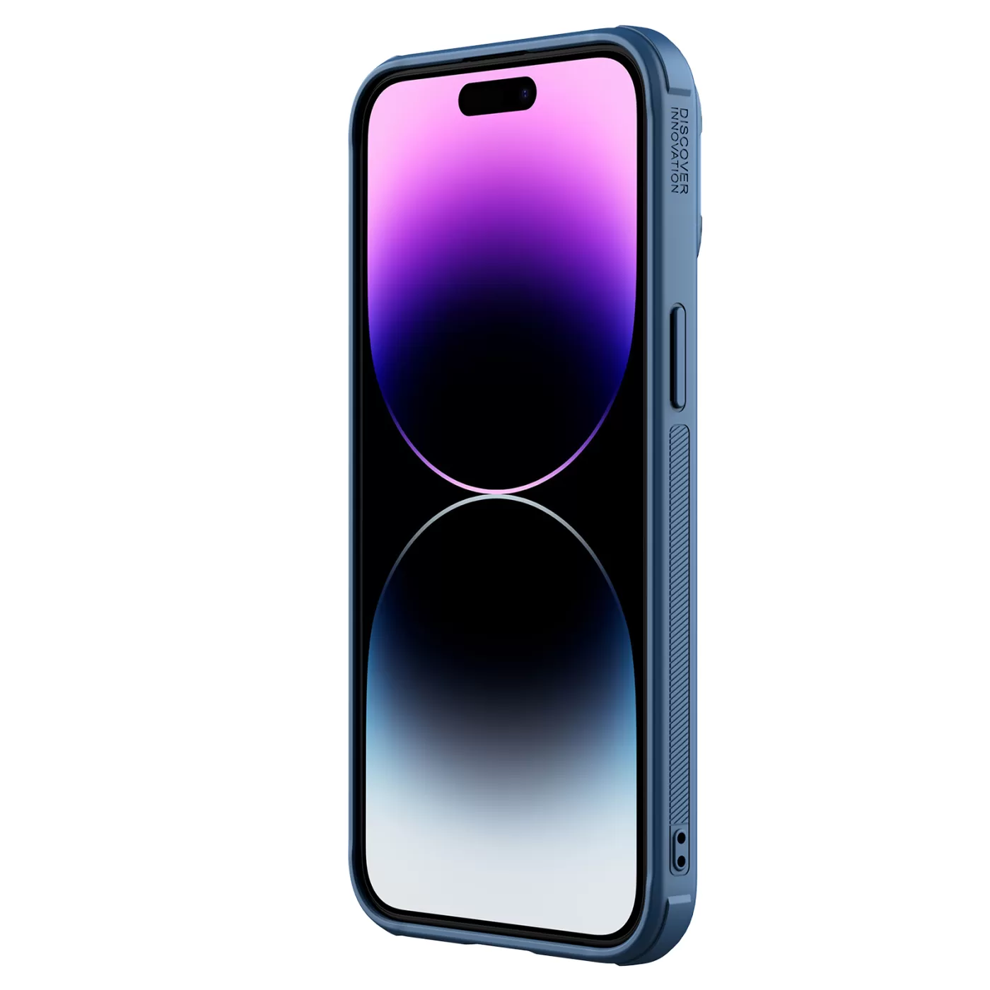 Apple iPhone 15 Pro Max чехол синий NILLKIN CAMSHIELD PROP LEATHER