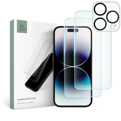 iPhone iPhone 15 Pro Max skärmskydd TECH-PROTECT SUPREME SET Apple iPhone 15 Pro Max